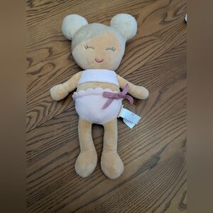 Lulla Baby By Battat. Adorable Plush Doll with Pink Outfit. 15 Inches. GUC.